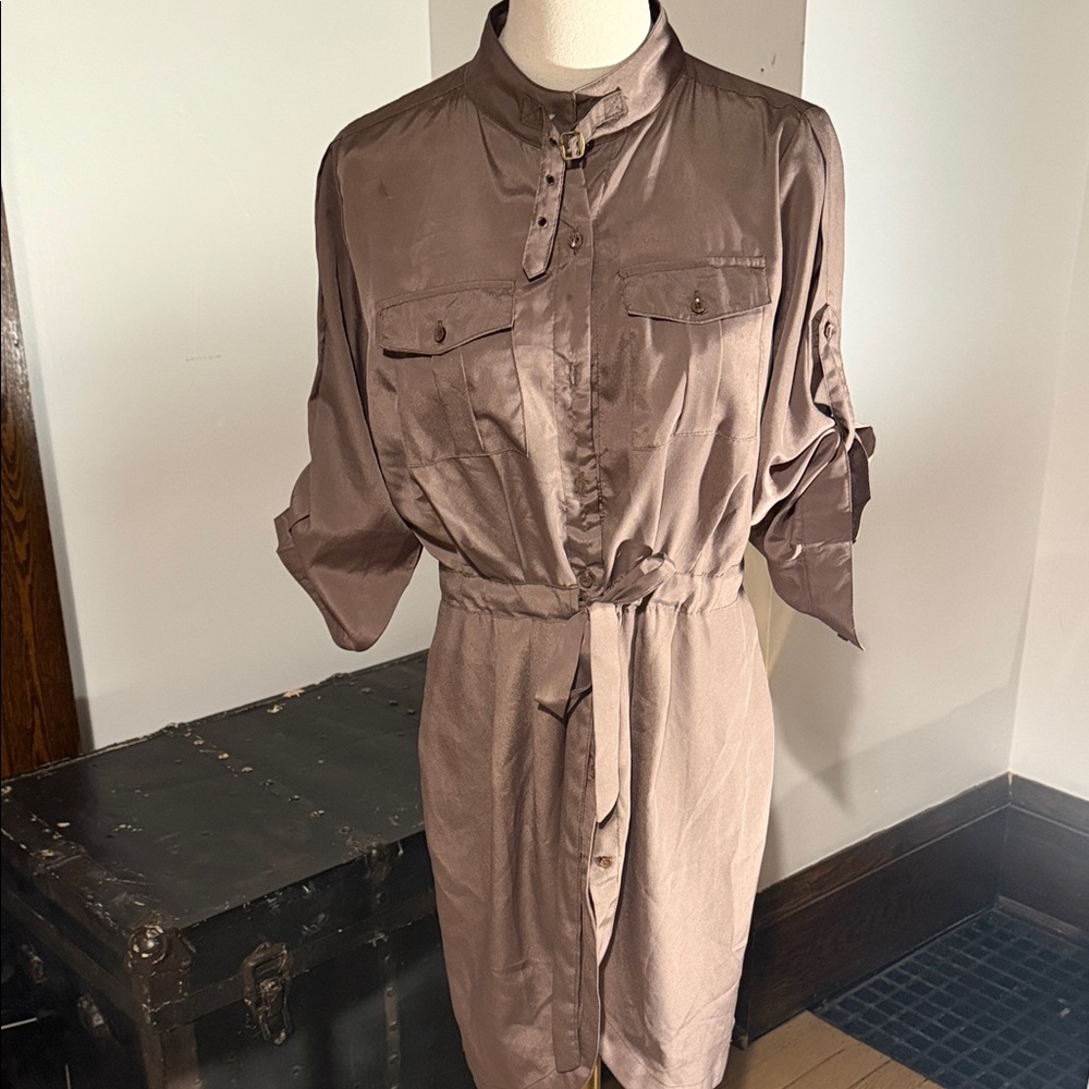 Chic Brown Women's Dress